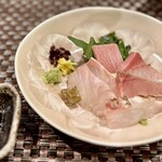 しょくさい 花器楽 - ブリがとろける刺し盛り