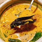 アジアンスープカリー べす - 2024/11  なすびも揚げてます