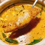 アジアンスープカリー べす - 2024/11  このフィッシュフライはクセになります！