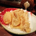 瑠璃座 - 味しみ大根の天ぷら