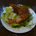 えん - 足赤海老のガーリック炒め