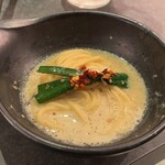 博多もつ鍋おおやま 博多デイトス - 〆のちゃんぽんもうまー❤️