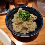 麺家 たけ田 - 松葉蟹の炊き込みごはん