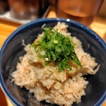 麺家 たけ田 - 松葉蟹の炊き込みごはん