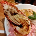 麺家 たけ田 - 伊勢海老半身！
