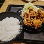 松のや - 唐揚げ定食