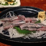 ねぎぼうず - 鰯の刺身。絶品。