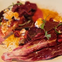 Trattoria Tabule - カツオのスモークとビーツのカルパッチョ