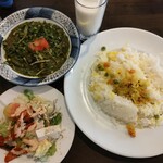 カーン・ケバブ・ビリヤニ - Lamb Coriander Gosht Set 1,345円