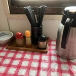 みかちゃんラーメン - 卓上