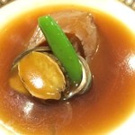 中国料理 桂林 - 今日の一番の売り、フカヒレの丸煮とアワビ