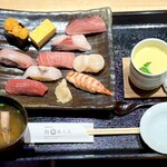 鮨 あらた - ランチ おまかせ握り特選