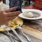 エッタ・ジャズ・カフェ - 食べちゃったのね、、、ア◯レ(￣^￣)でも撮影しちゃお！！