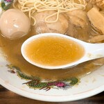 中華そば わた辺 - スープ