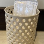 むさしや - 卓上のおしぼり