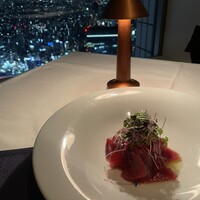 オーシャン カシータ - バチまぐろのカルパッチョ　フレッシュレモンドレッシング