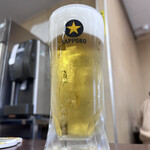 前島食堂 - 生ビール中500円