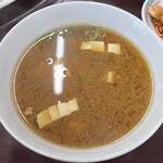 前島食堂 - みそ汁大200円