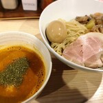 拉麺大公 - エビビスクの味噌つけ麺