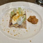 カーサ ディ カミーノ - コッパディロマーナ　海老　トマト　ポルチーニ