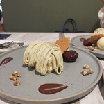 カフェ モロゾフ - 優しいモンブランクリーム