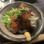 肉の雷橋 - 鶏肝のちょい焼き