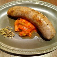 IMPASTO - 炭で軽く炙った熟成いのししのソーセージ¥1400