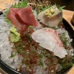 最魚の晩餐～寿司と牡蠣と日本酒の裏切り～ - 