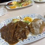 レストラン 野咲 - カツ増しコロッケ増し