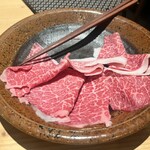 博多 わたぬき - すき焼き 2人前3200円