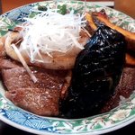 和風ステーキ丼（アップ）（2014.5）