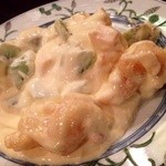 中国料亭 翠鳳 - 大海老のマヨネーズ ¥3240