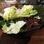 家系ラーメン クックら - ラーメン横から