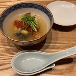 はらまさ - ③フカヒレとスッポンのあんかけ