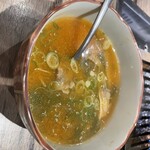 焼肉 六甲園 - 六甲園スープ。温まります