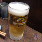 鳥よし - 生ビール　一番搾り