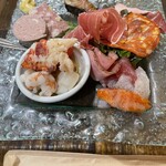 ビストロ・クレメ - ディナーコース　前菜のプレート