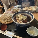 そばやの高さわ - 海老と三つ葉の天かけ