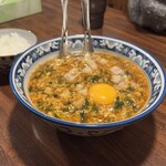 まんしゅう 宇治店 - ジャン麺スペシャルたまご落とし