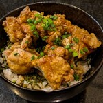 大衆やきとり酒場 極楽鳥 - 唐揚げ丼