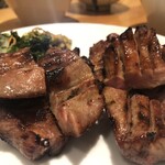 牛舌炭燒　仁 - 少々焼きすぎか？