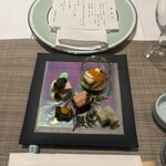 Restaurant GRASSE - このように用意されていました。