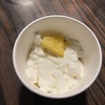 牛角 - 終了時間になると最後のデザートが出てくる（ラストオーダー70分、終了90分です）