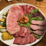 焼肉日和 - セットメユー「焼肉日和盛合わせ」