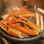 かに福 - 陶板蒸し焼きがに