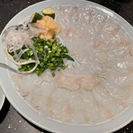 かに福 - 大皿てっさ