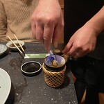 かに福 - ひれ酒