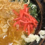 麺屋 伍利羅 - 紅生姜　いりごまもトッピング‼️