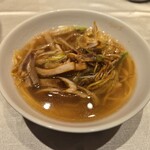 翠陽 - 葱とチャーシューの汁そば