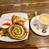 クラムボン - 見た目が面白そうな

●モーニングB　ドリンク代のみ
抹茶トースト＋日替わりパン＋ヨーグルト＋サラダ

●ホットコーヒー　440円

合計　440円　を注文してみた